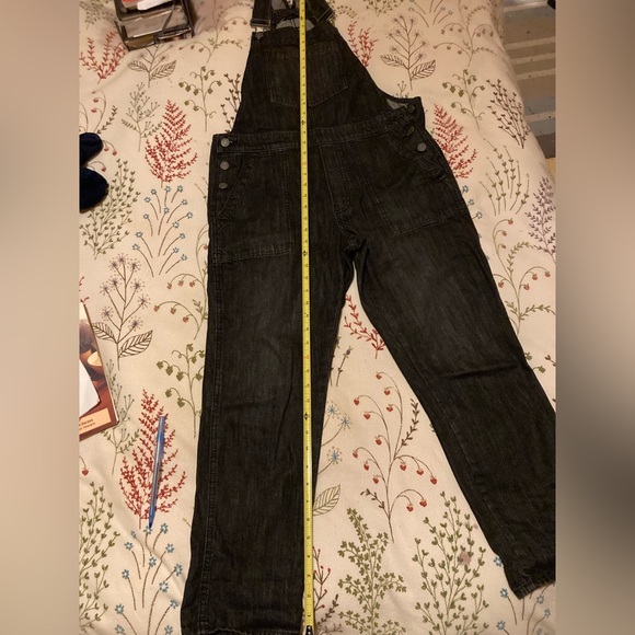 GAP faded black Denim overalls • size SMALL • 4/6 • EUC • - Picture 16 of 16
